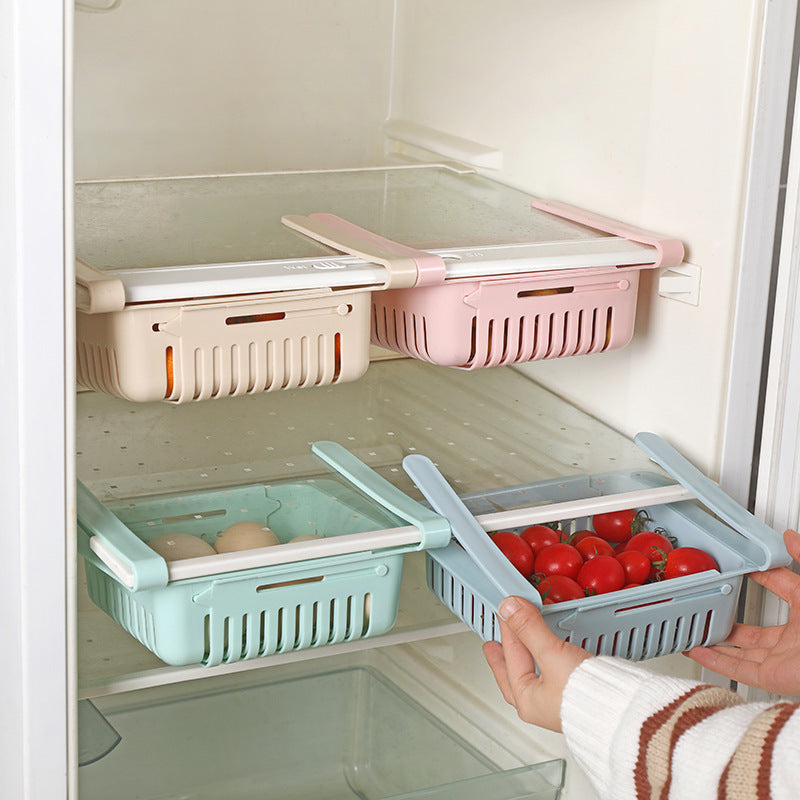 Refrigerator Storage Box Retractable